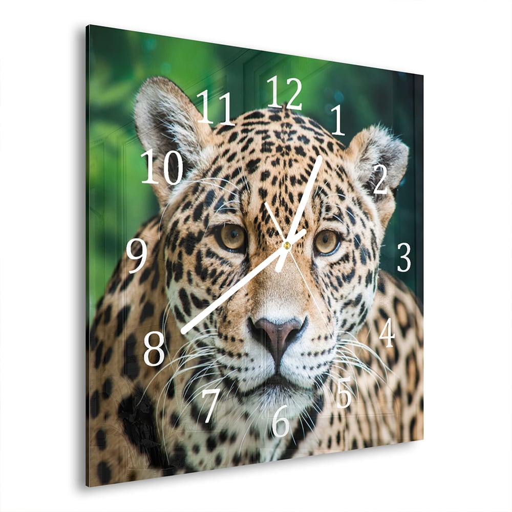 Wandklok 30x30 - Gehard Glas - Jaguar