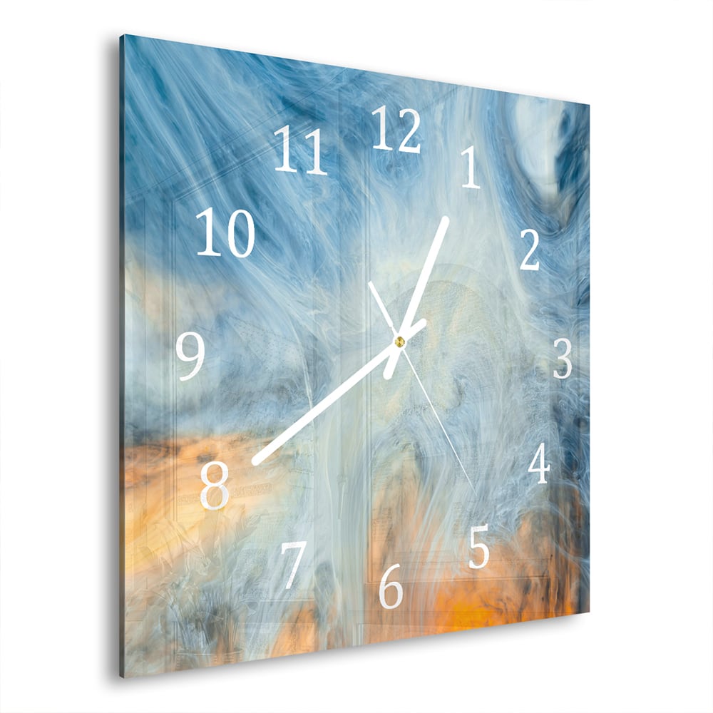 Wandklok 30x30 - Gehard Glas - Mystieke Lucht