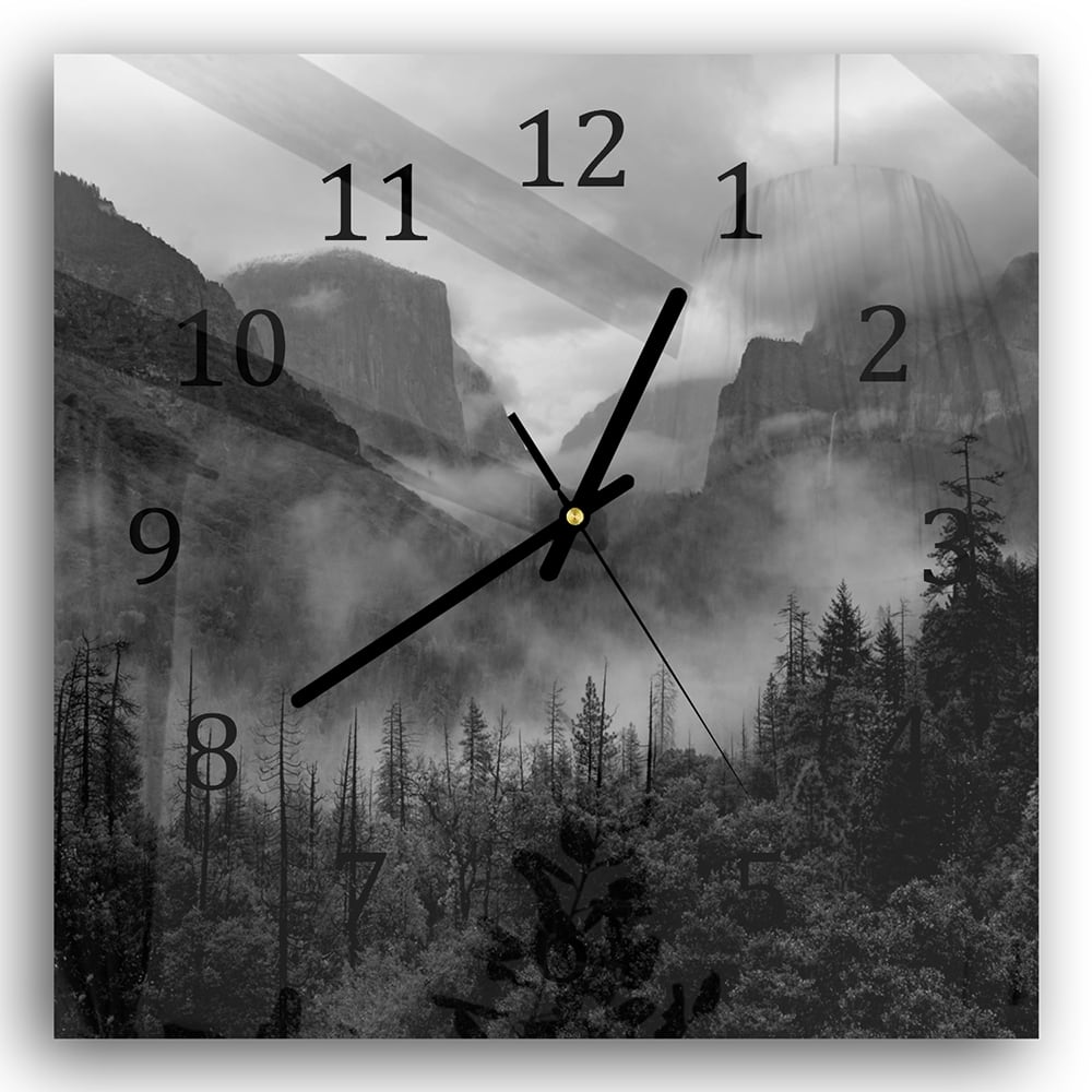 Wandklok 30x30 - Gehard Glas - Yosemite National Park