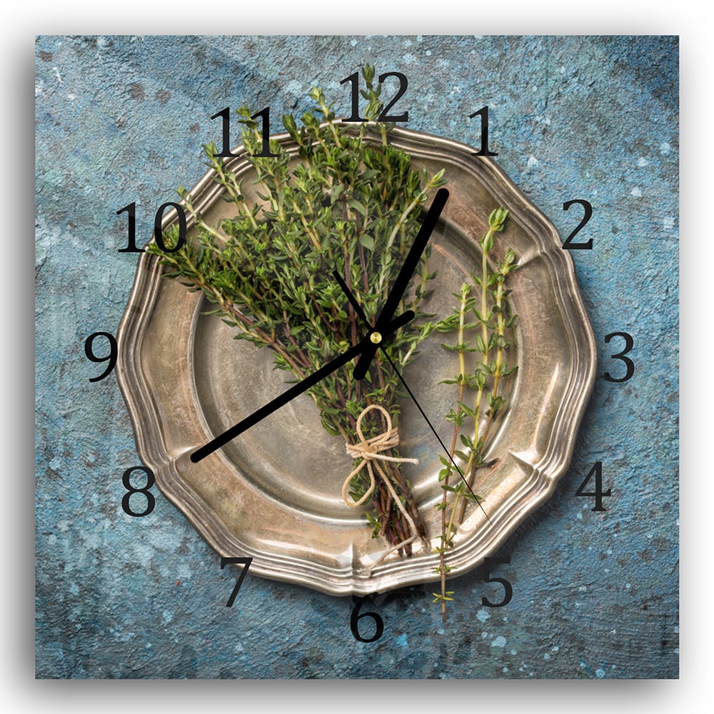 Wandklok 30x30 - Gehard Glas - Verse Tijm