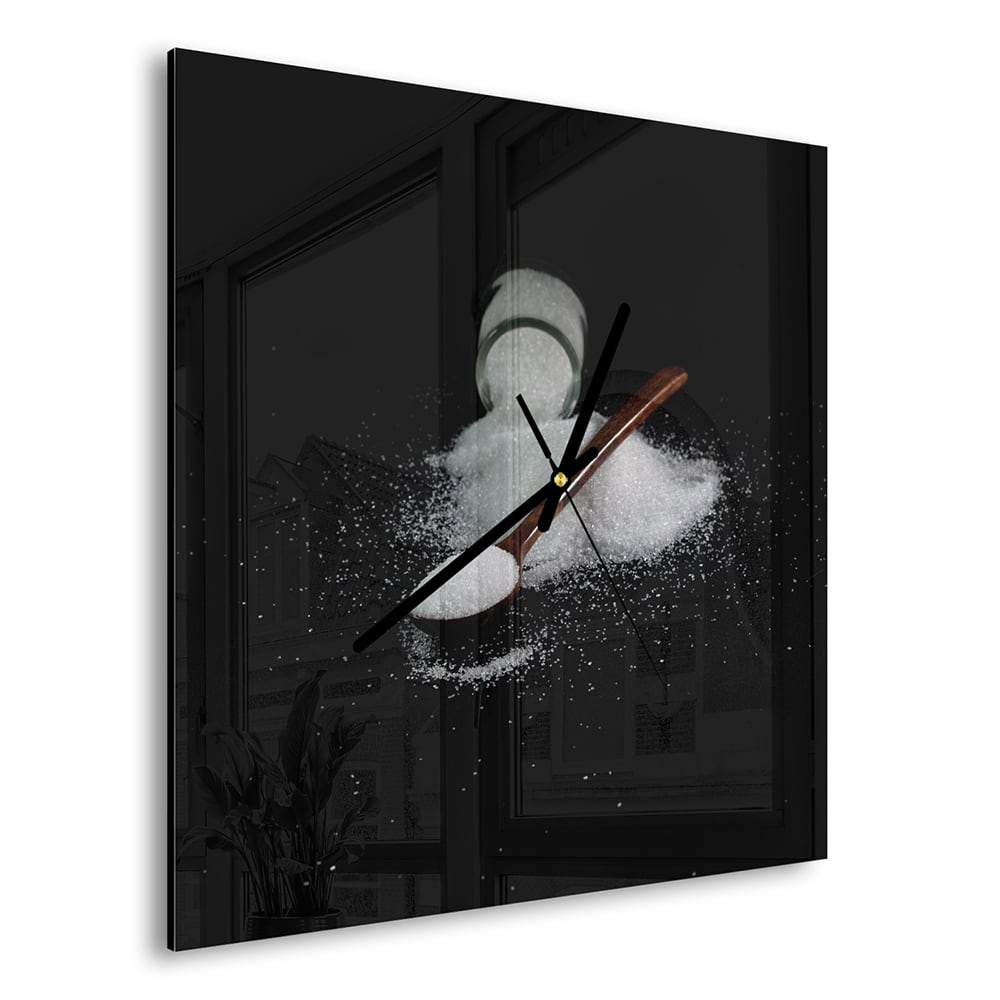 Wandklok 30x30 - Gehard Glas - Suiker