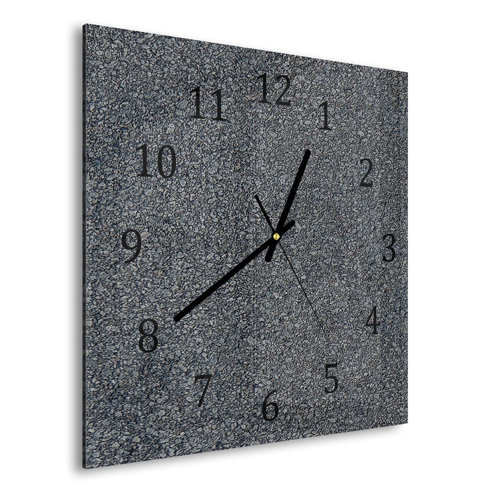 Wandklok 30x30 - Gehard Glas - Fijne Kasseien