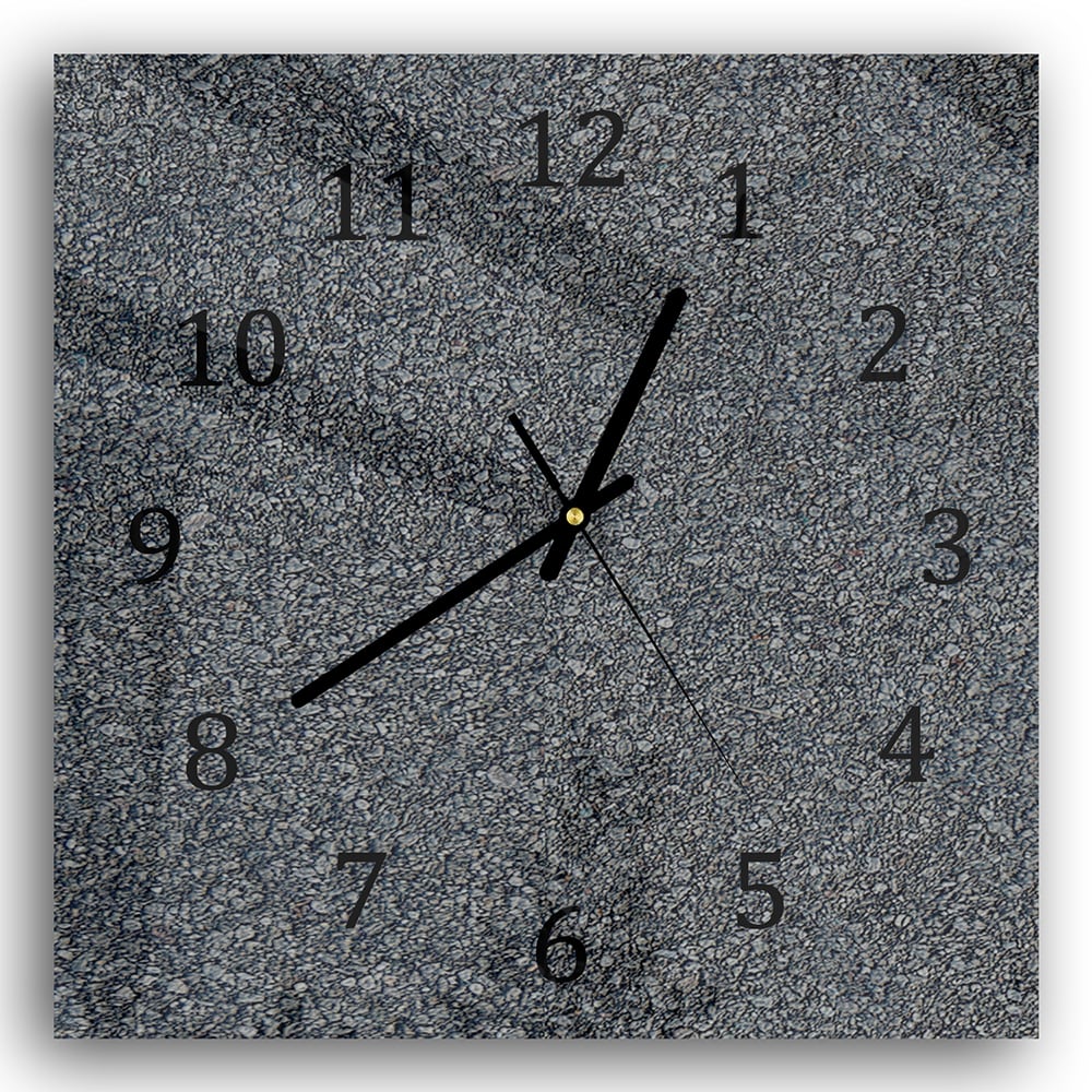 Wandklok 30x30 - Gehard Glas - Fijne Kasseien