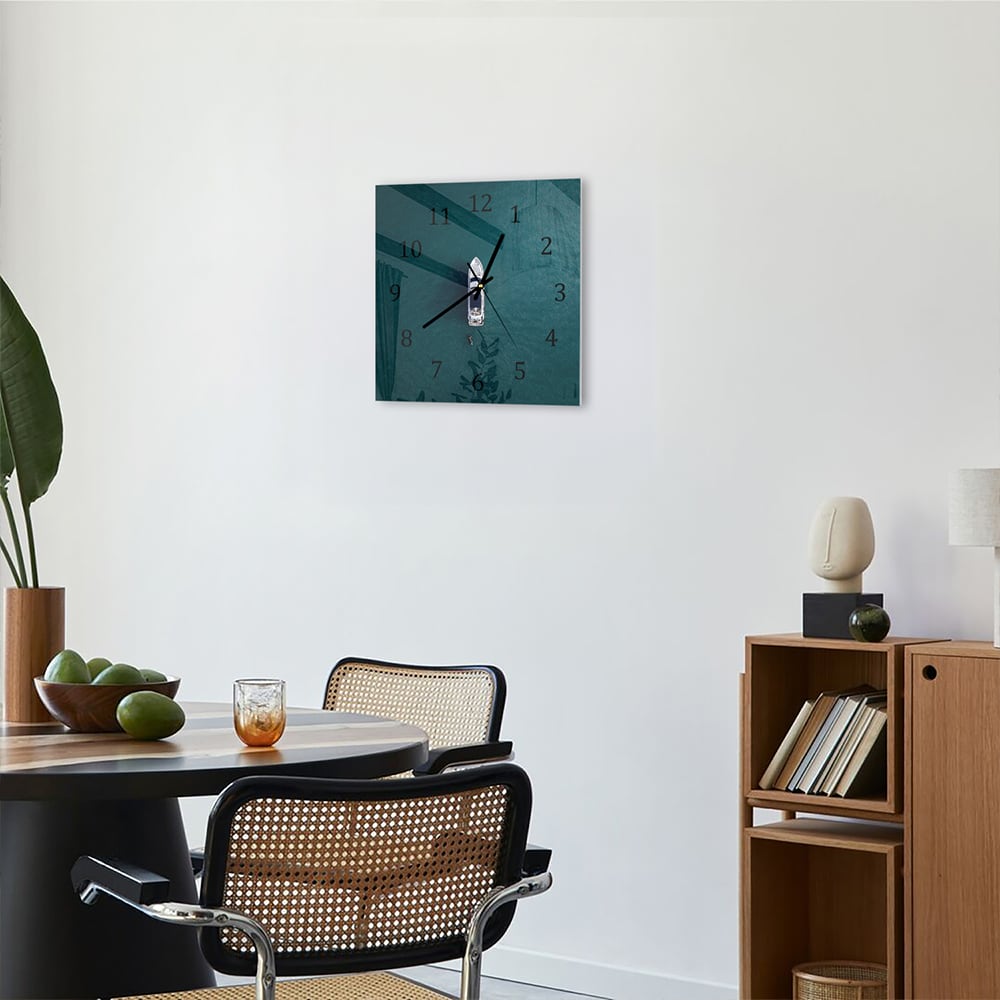 Wandklok 30x30 - Gehard Glas - Jacht in de Oceaan