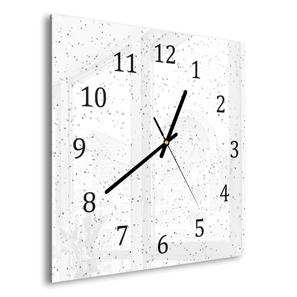 Wandklok 30x30 - Gehard Glas - Sempre Terrazzo