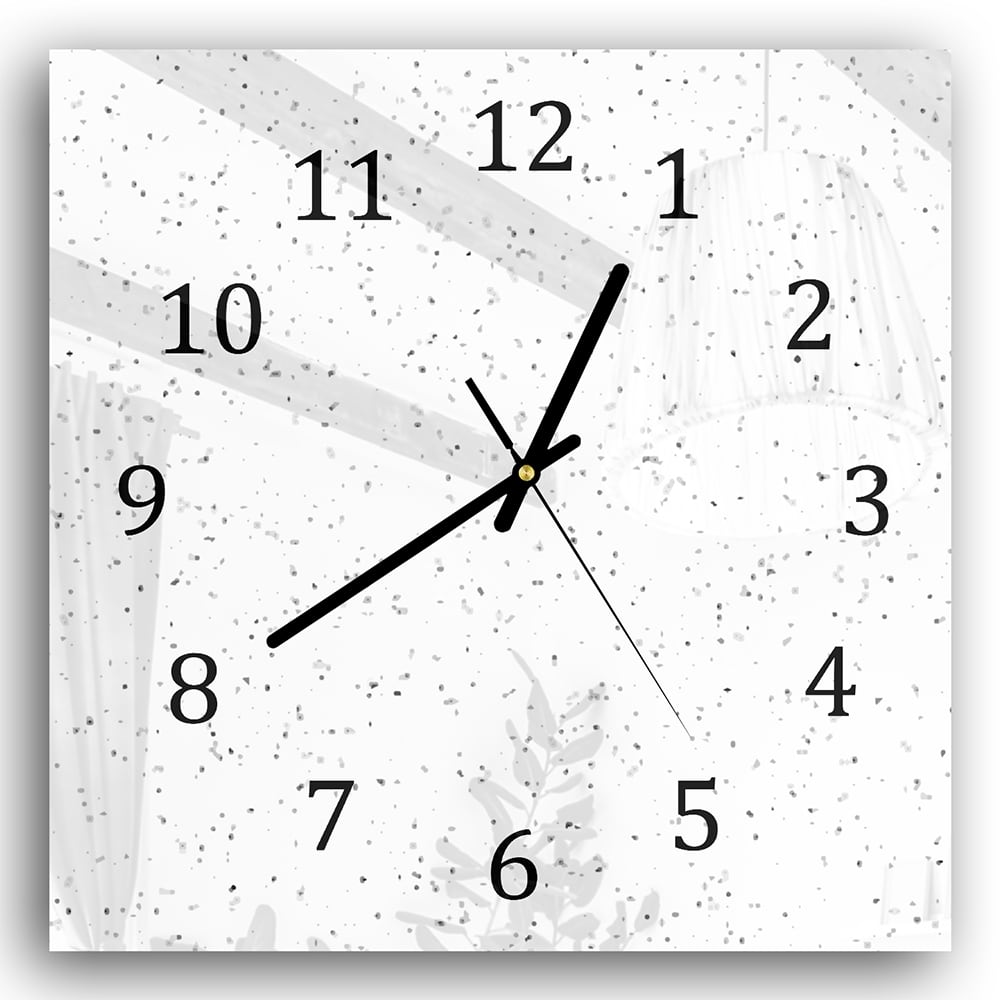 Wandklok 30x30 - Gehard Glas - Sempre Terrazzo