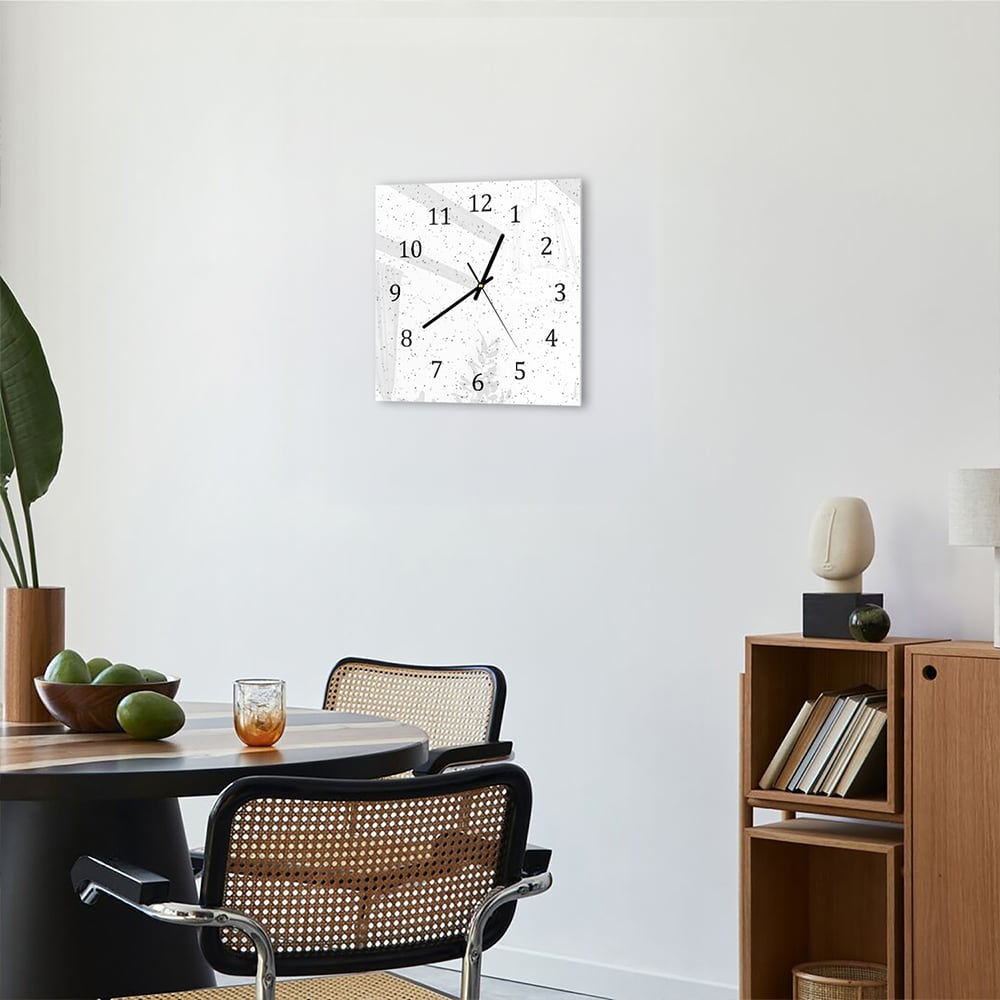 Wandklok 30x30 - Gehard Glas - Sempre Terrazzo