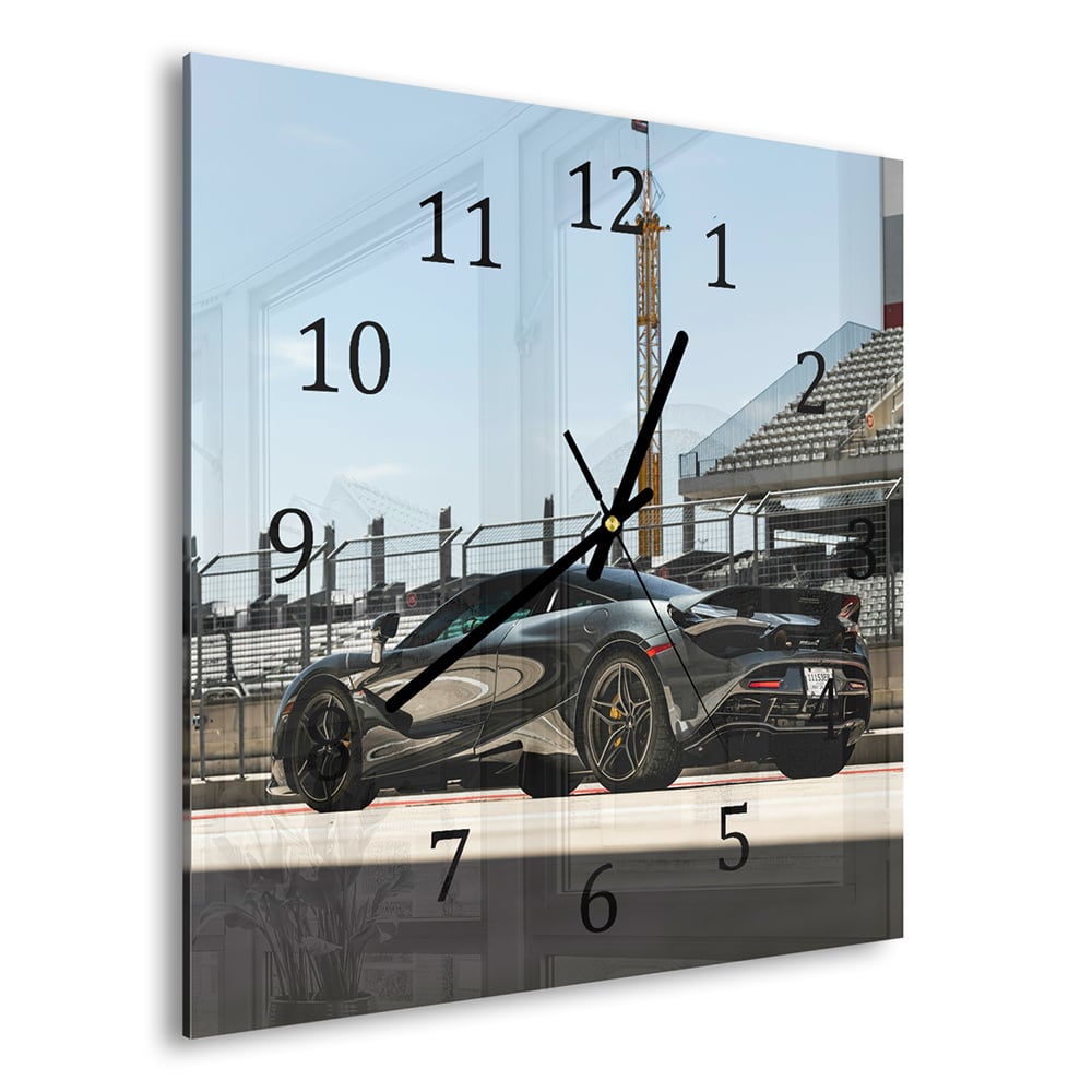 Wandklok 30x30 - Gehard Glas - McLaren
