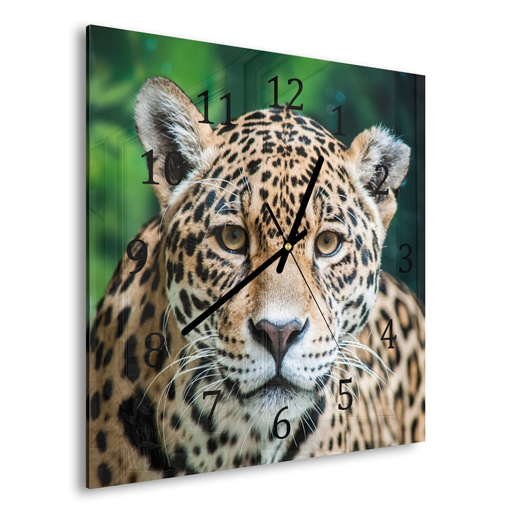 Wandklok 30x30 - Gehard Glas - Jaguar