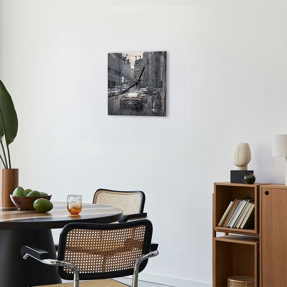 Wandklok 30x30 - Gehard Glas - McLaren File