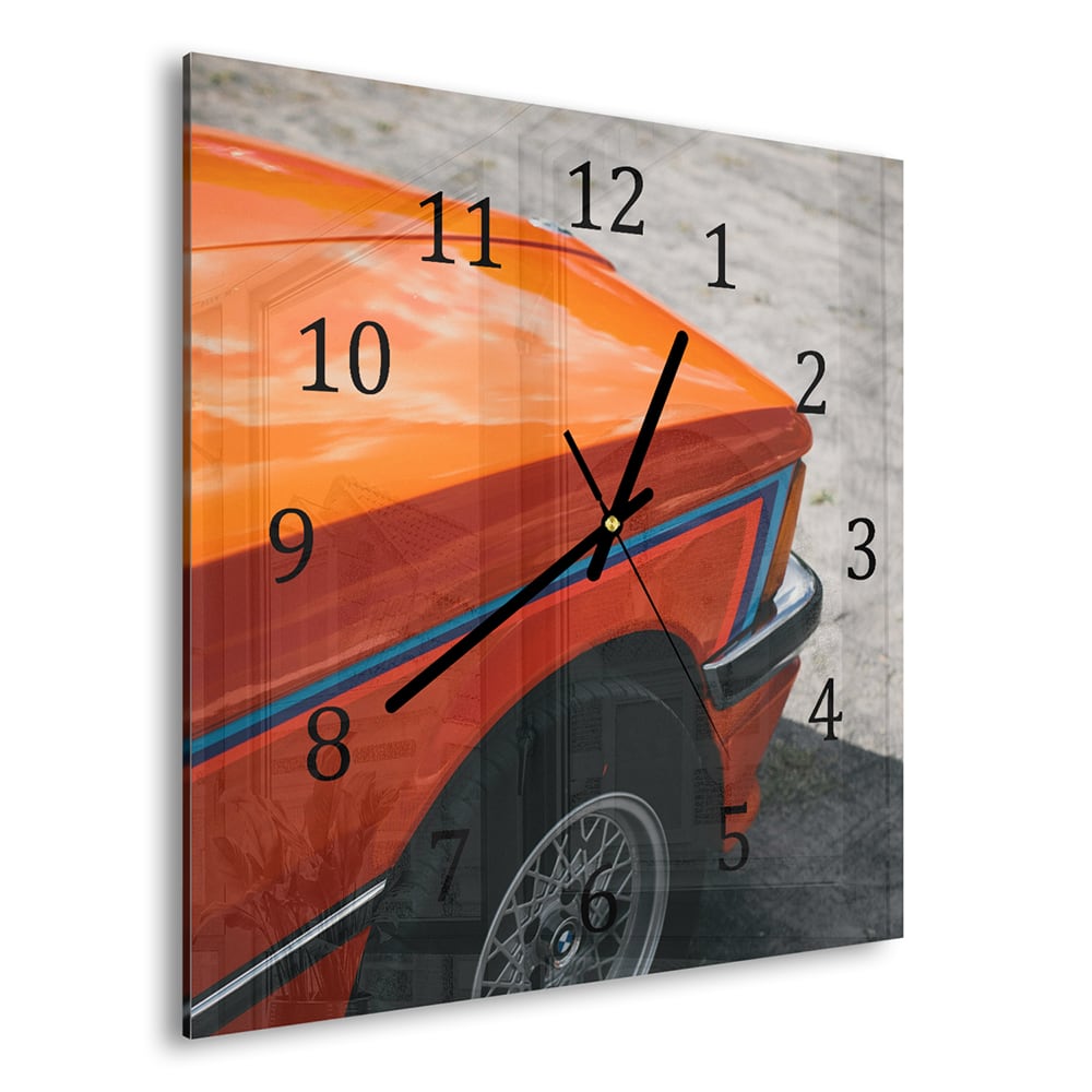 Wandklok 30x30 - Gehard Glas - Bumper BMW