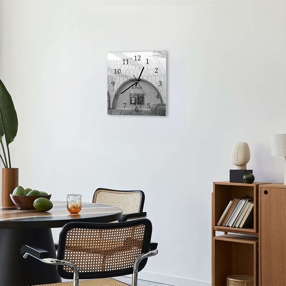 Wandklok 30x30 - Gehard Glas - Dior Winkel