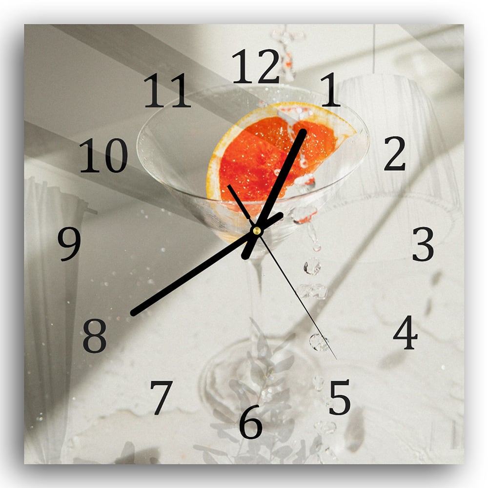Wandklok 30x30 - Gehard Glas - Estetische Cocktail