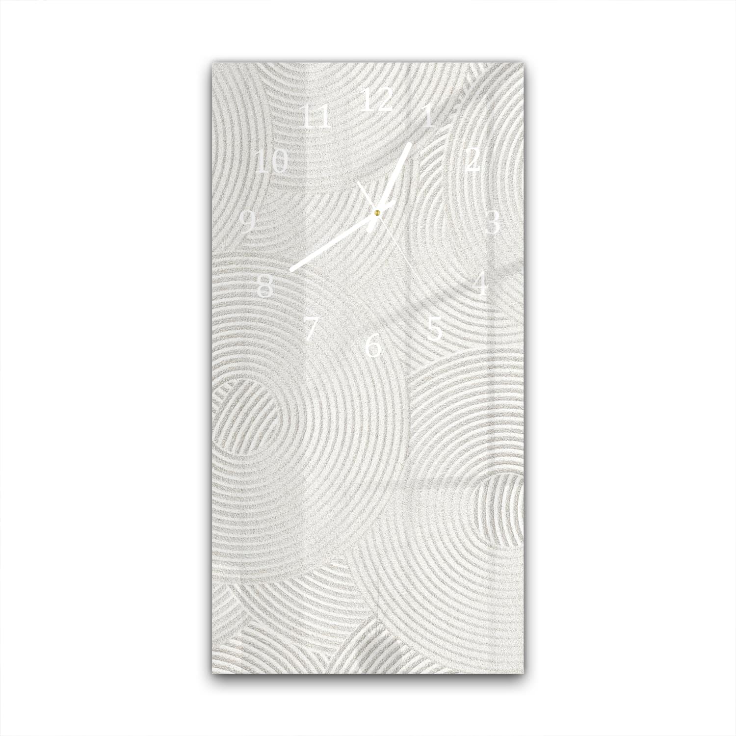 Wandklok 30x60  - Gehard Glas - Zen Patroon