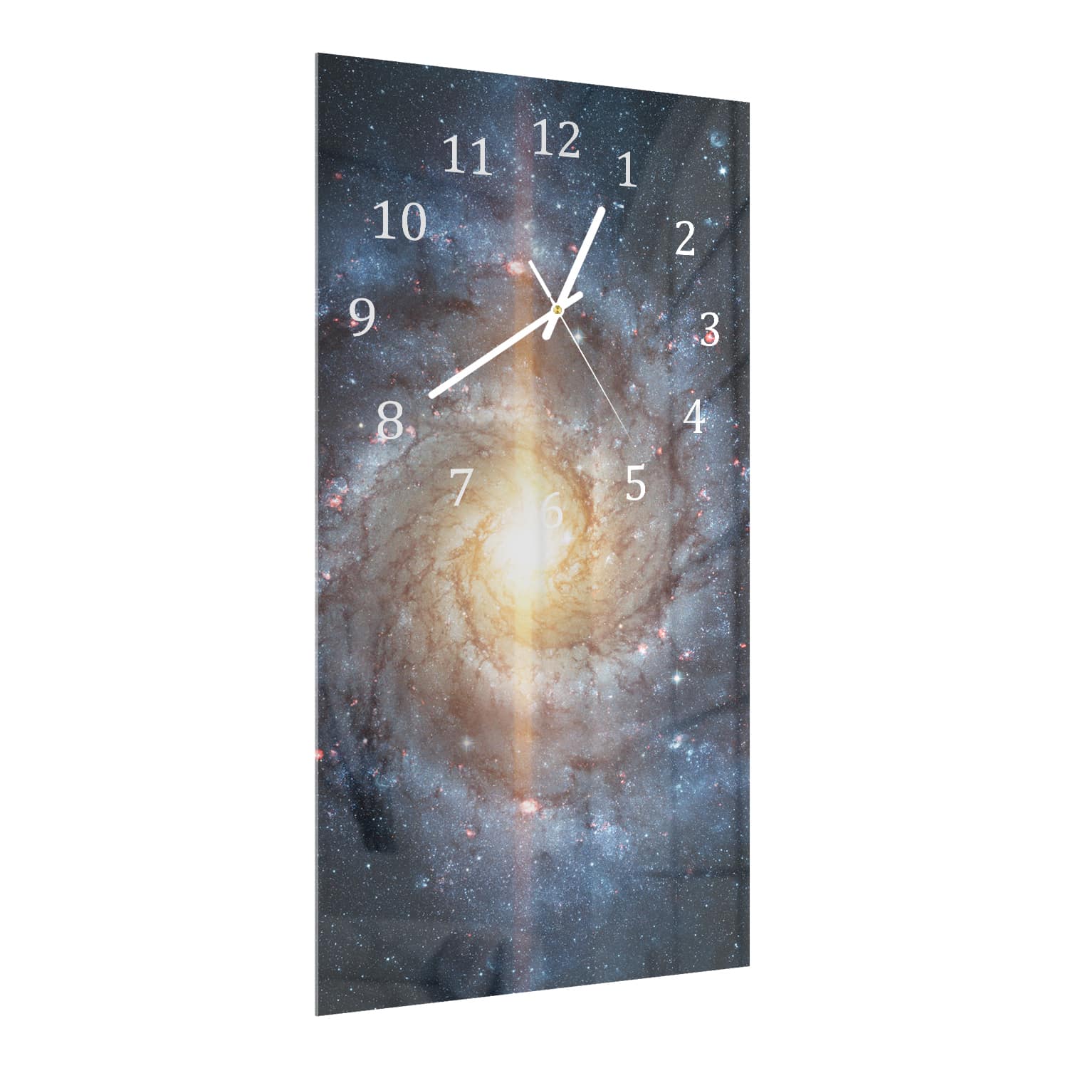 Wandklok 30x60  - Gehard Glas - Nevel tussen de Sterren