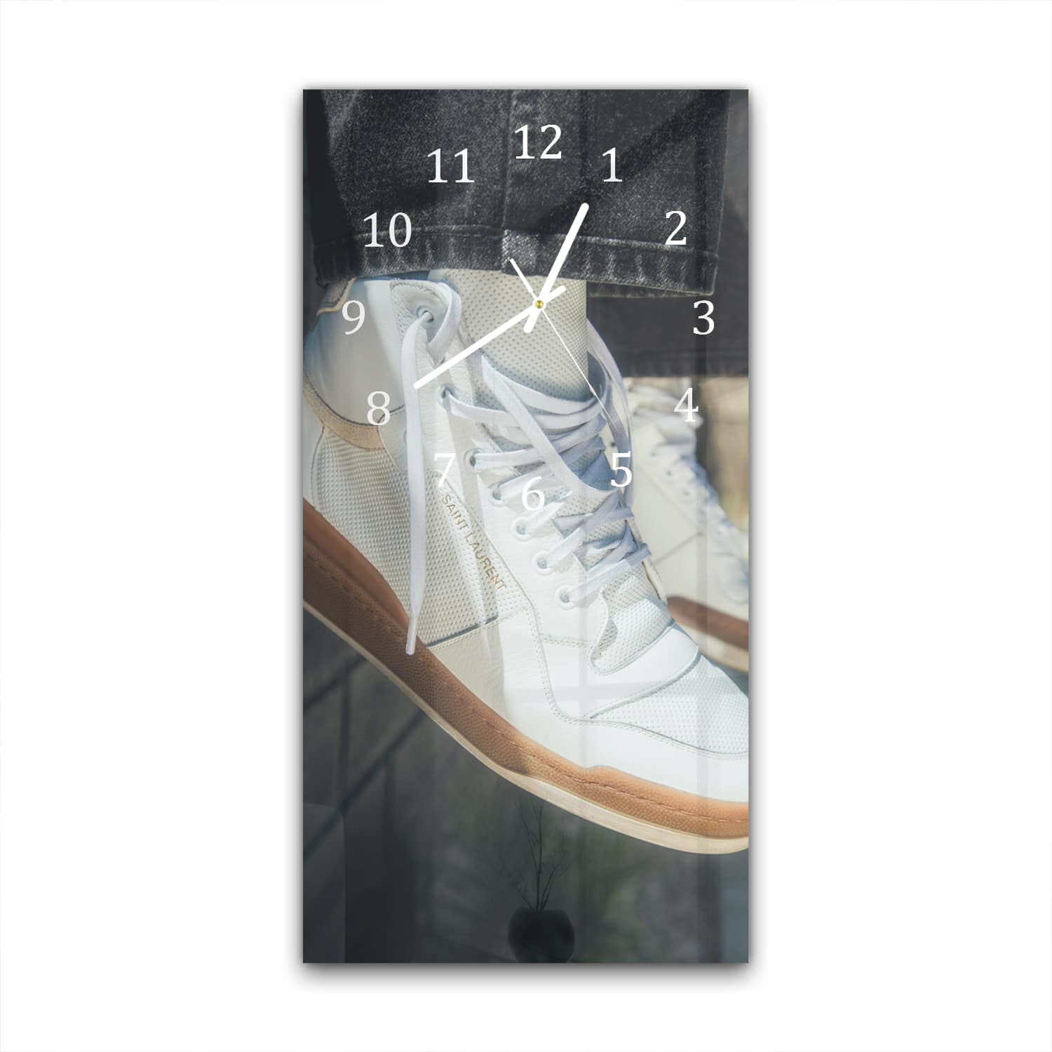 Wandklok 30x60  - Gehard Glas - Saint Laurent Schoenen