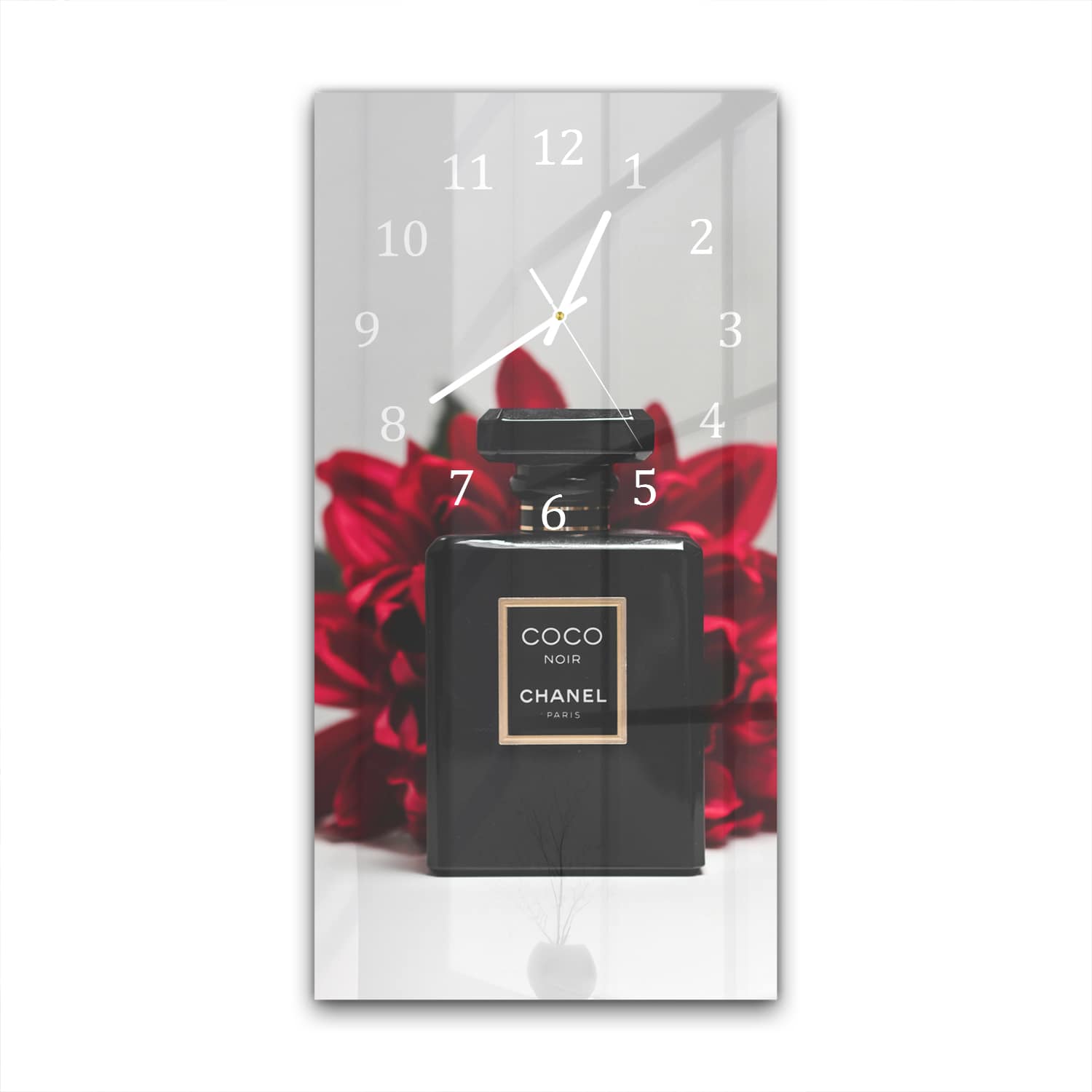 Wandklok 30x60  - Gehard Glas - Chanel Parfum