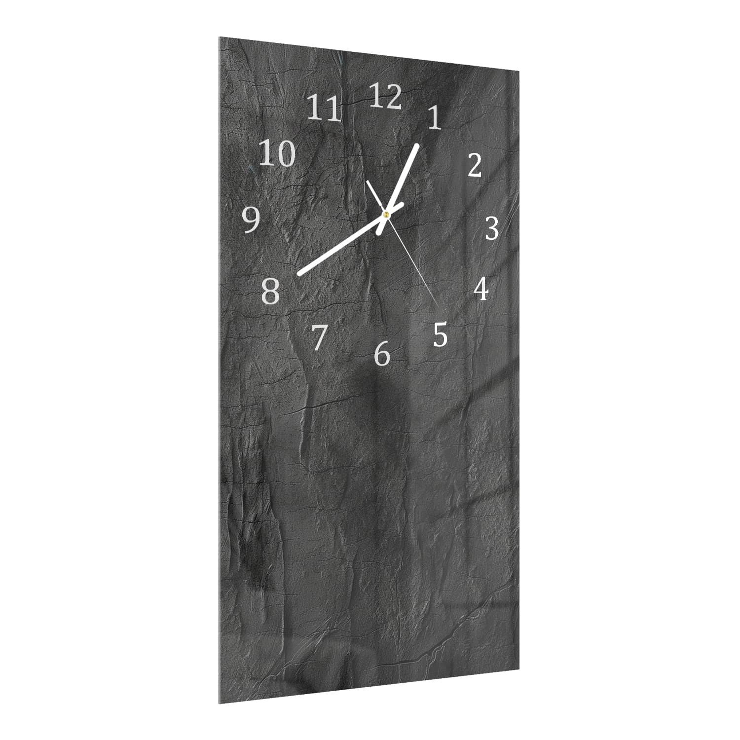 Wandklok 30x60  - Gehard Glas - Gebroken Muur