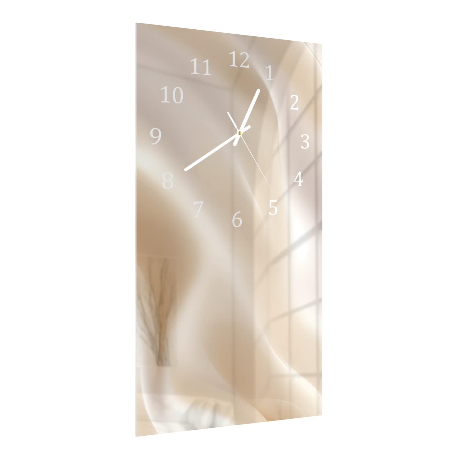 Wandklok 30x60  - Gehard Glas - Pastel Textuur