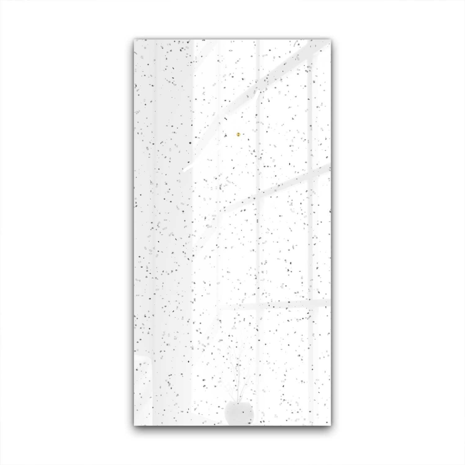 Wandklok 30x60  - Gehard Glas - Sempre Terrazzo