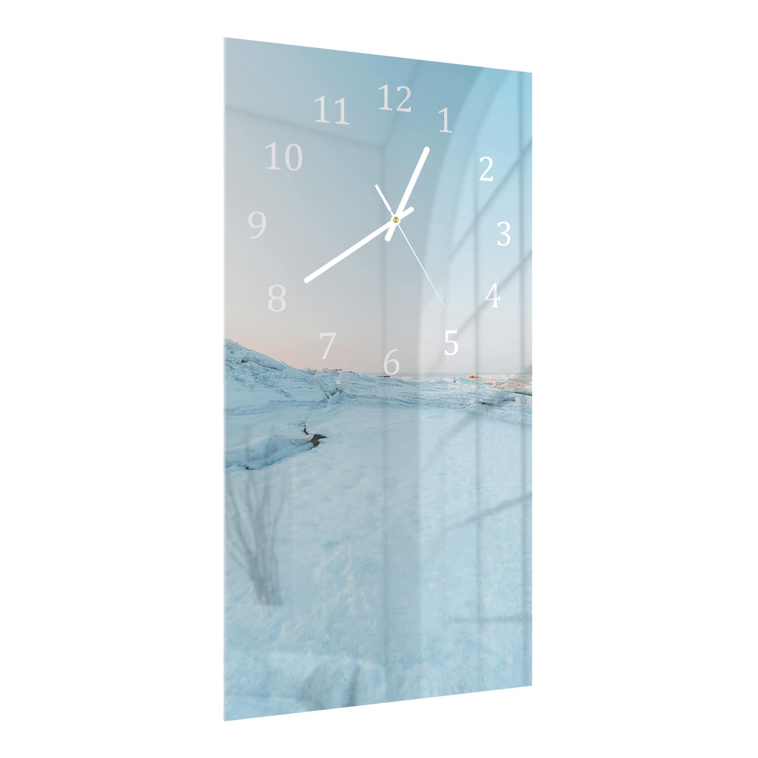 Wandklok 30x60  - Gehard Glas - Winsterse Kust