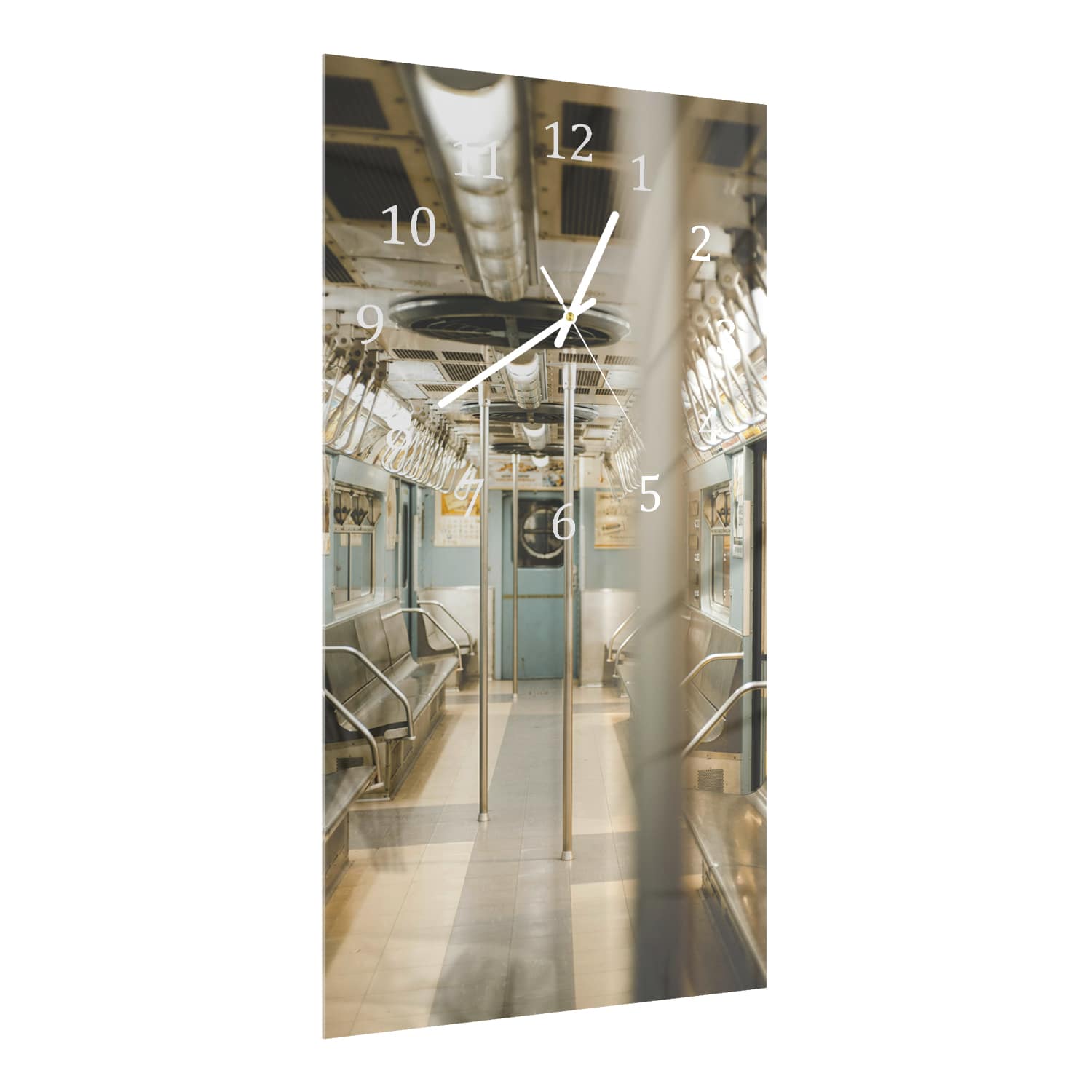 Wandklok 30x60  - Gehard Glas - Tram