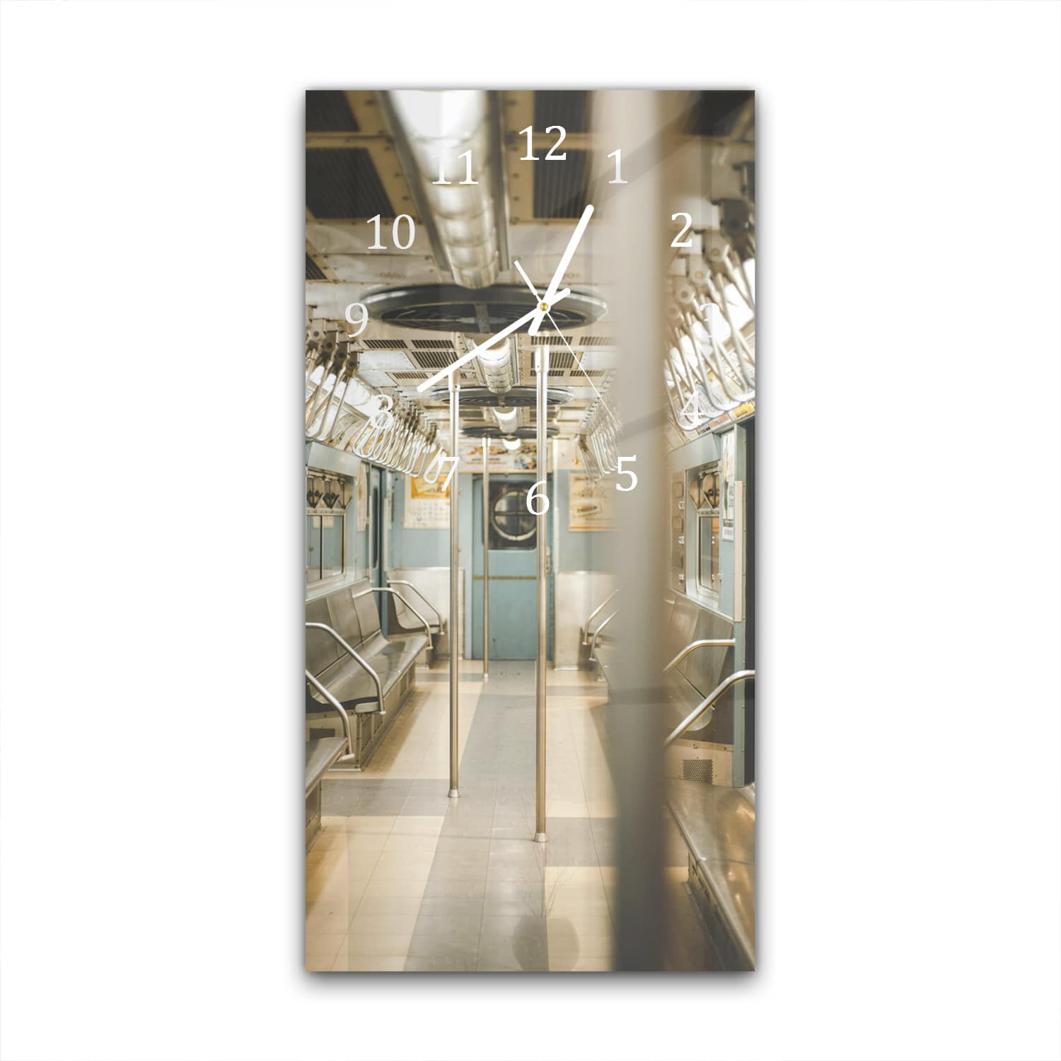 Wandklok 30x60  - Gehard Glas - Tram