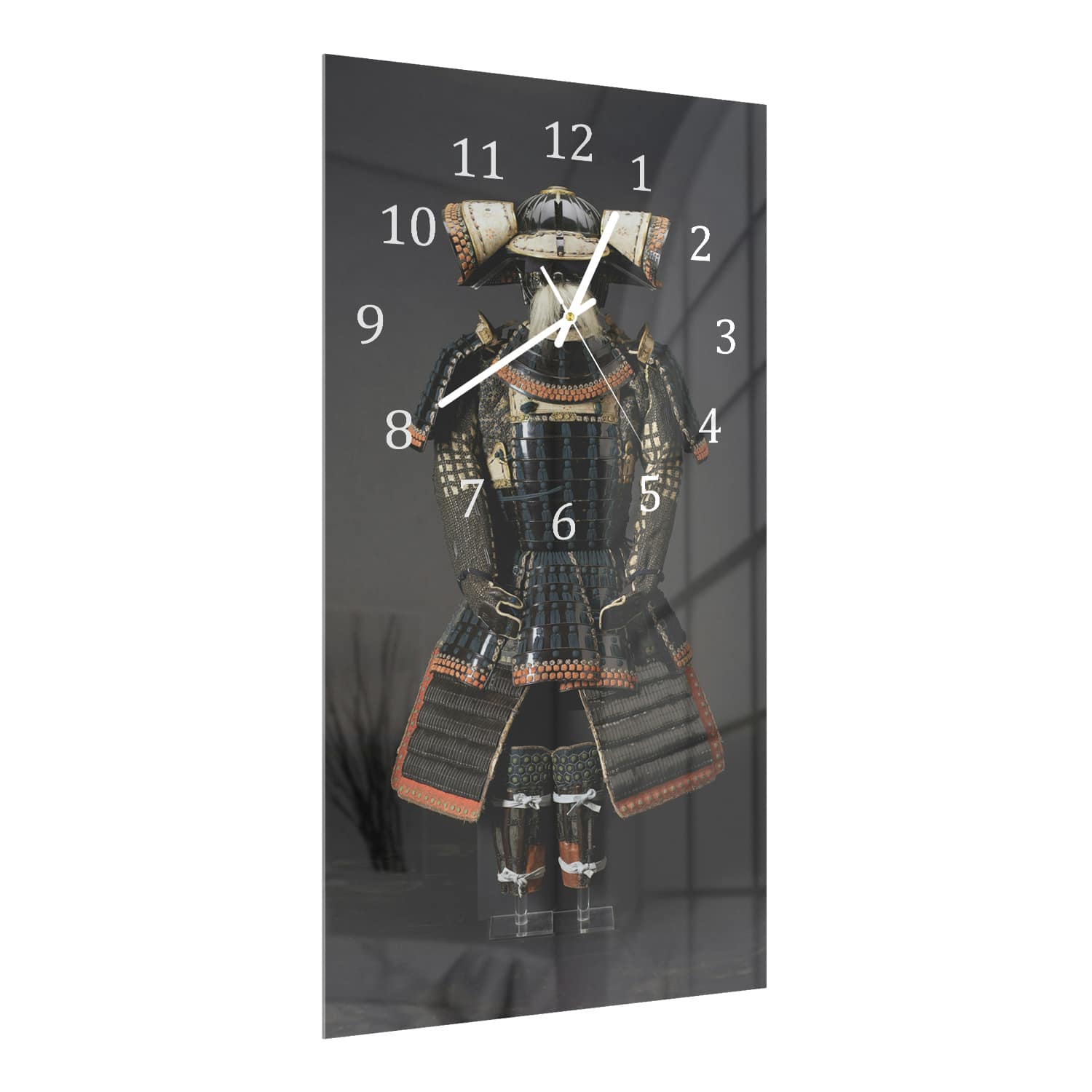 Wandklok 30x60  - Gehard Glas - Samurai Harnas