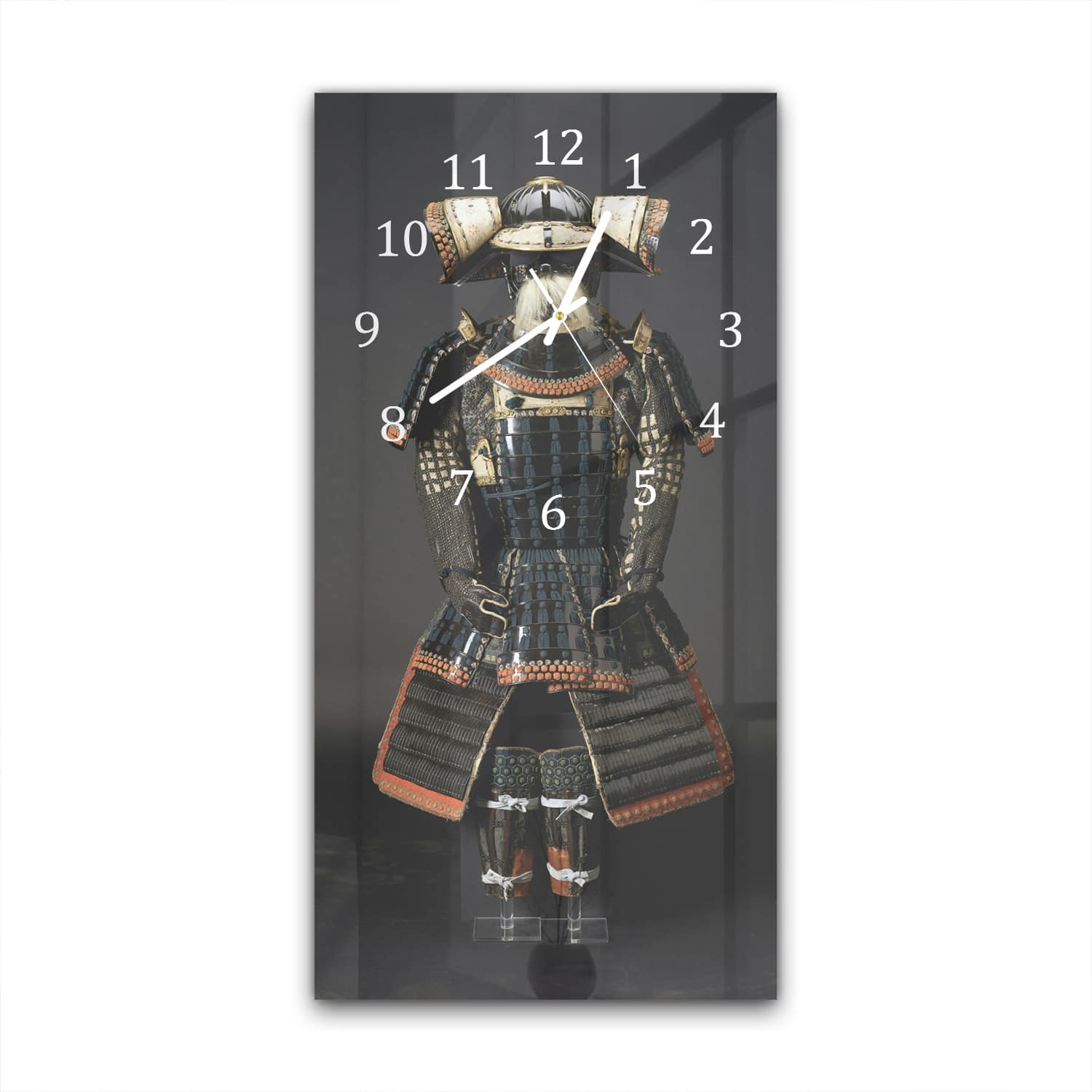 Wandklok 30x60  - Gehard Glas - Samurai Harnas