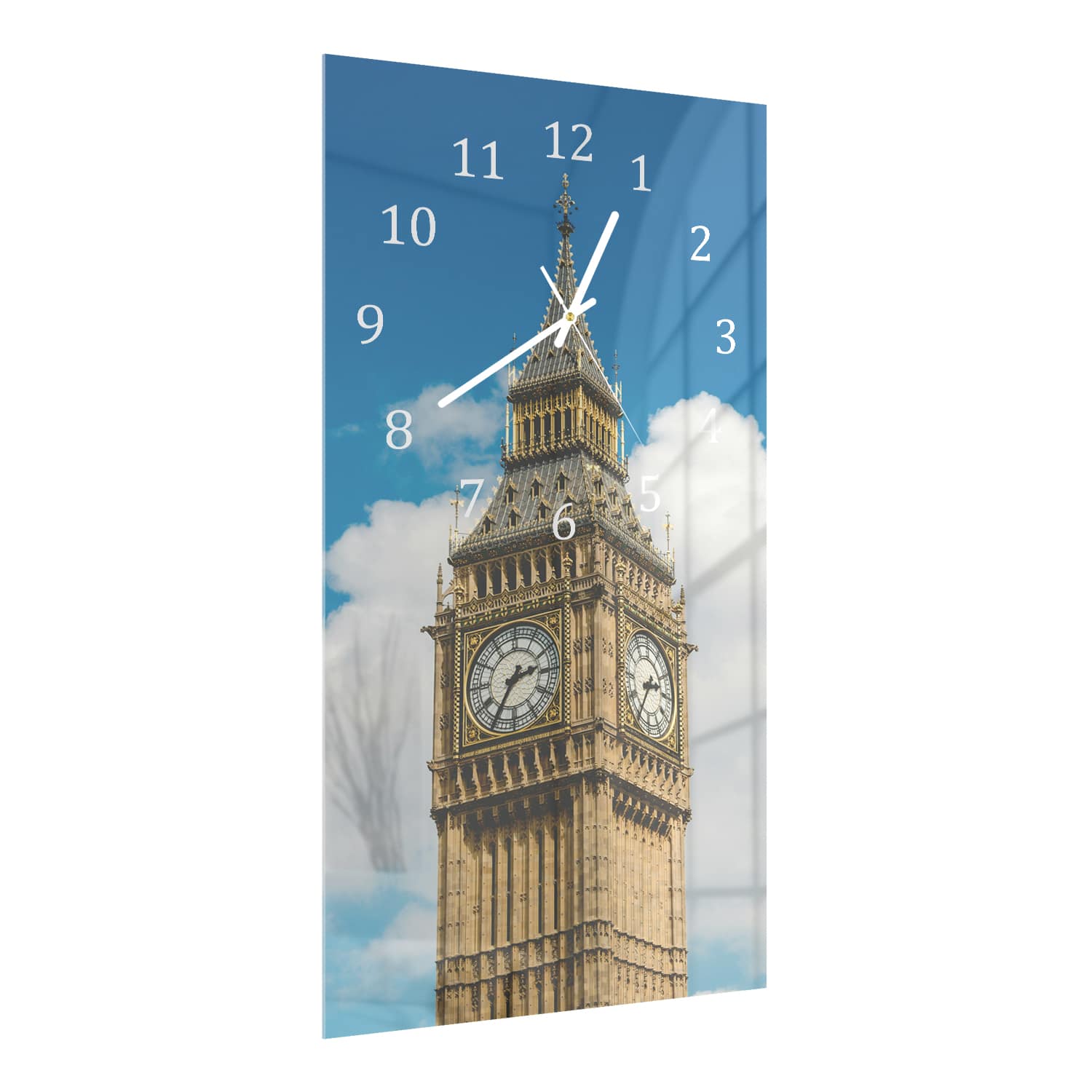 Wandklok 30x60  - Gehard Glas - Big Ben