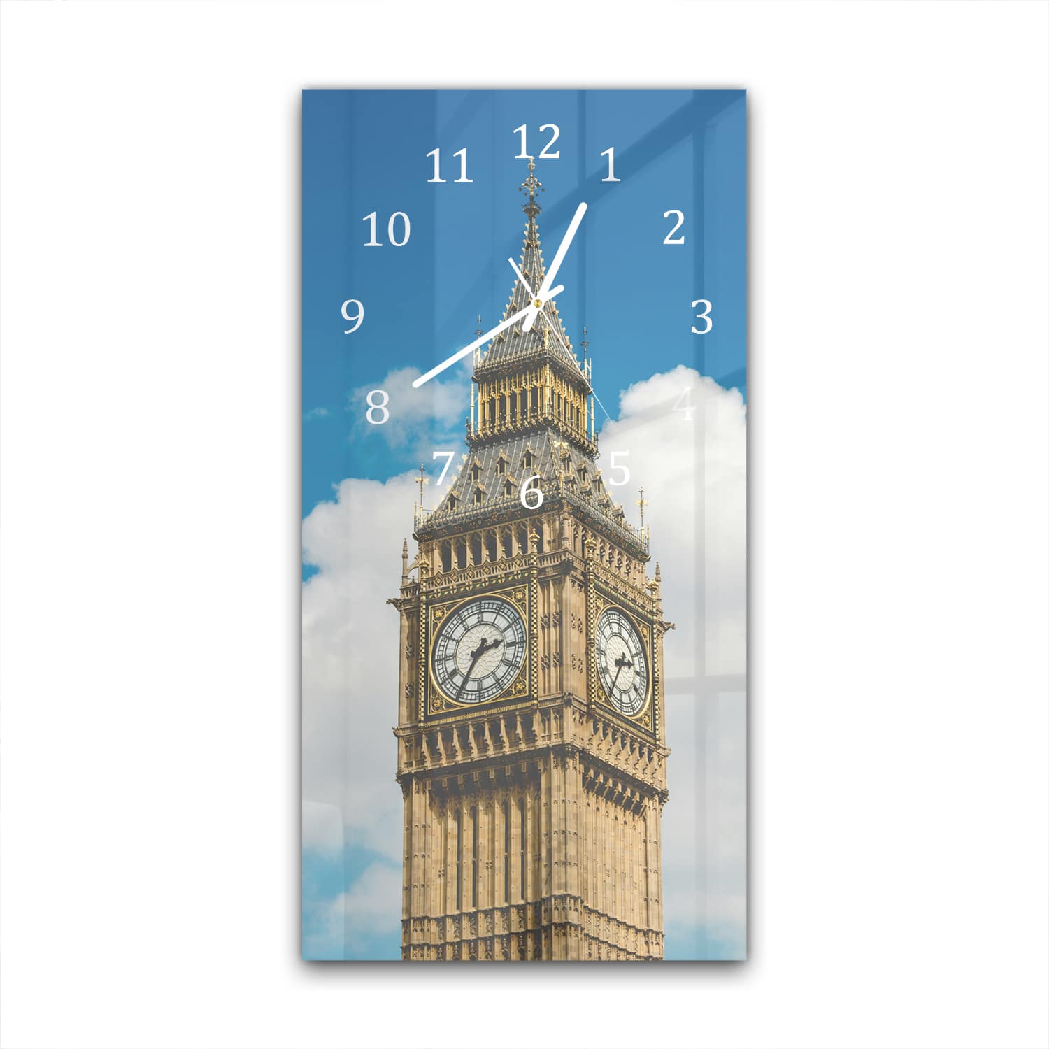 Wandklok 30x60  - Gehard Glas - Big Ben