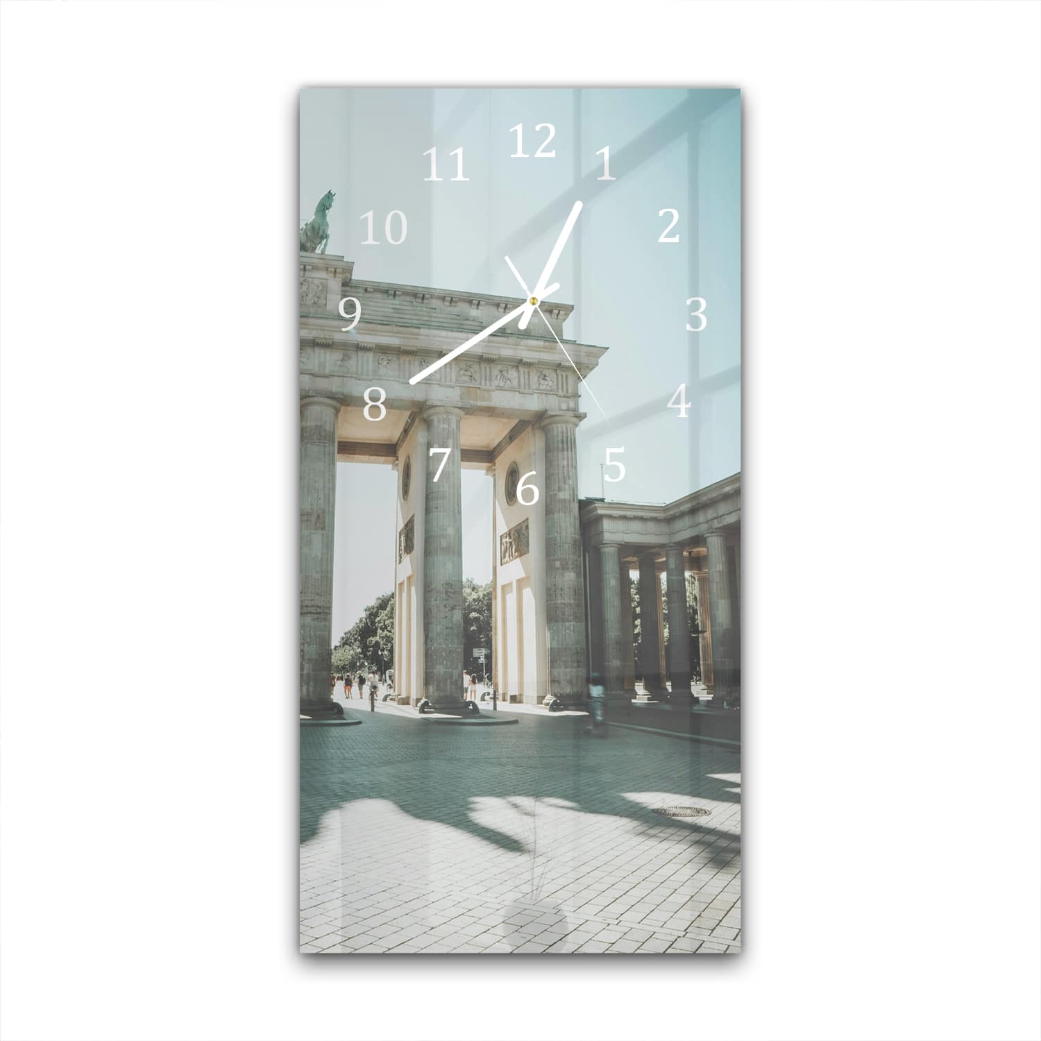 Wandklok 30x60  - Gehard Glas - Brandenburger Tor