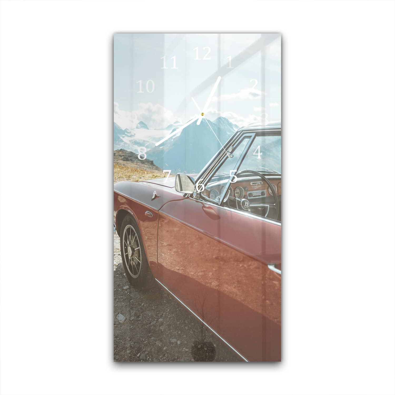 Wandklok 30x60  - Gehard Glas - Karmann Ghia