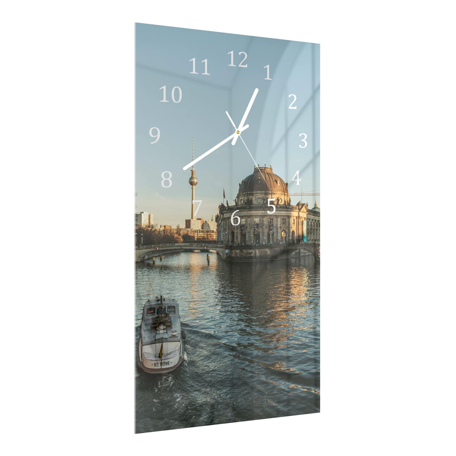 Wandklok 30x60  - Gehard Glas - Berlijnse Stadsvaart