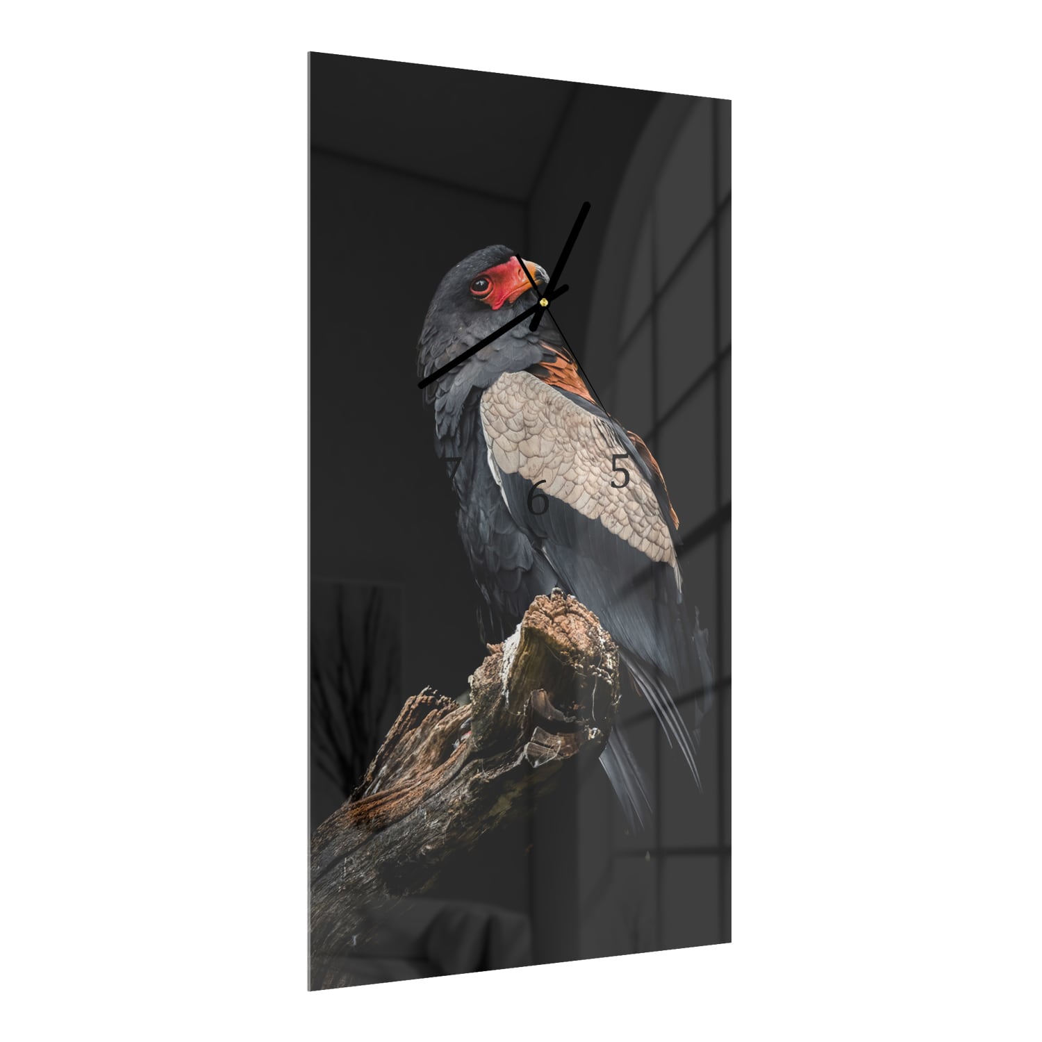 Wandklok 30x60  - Gehard Glas - Bateleur