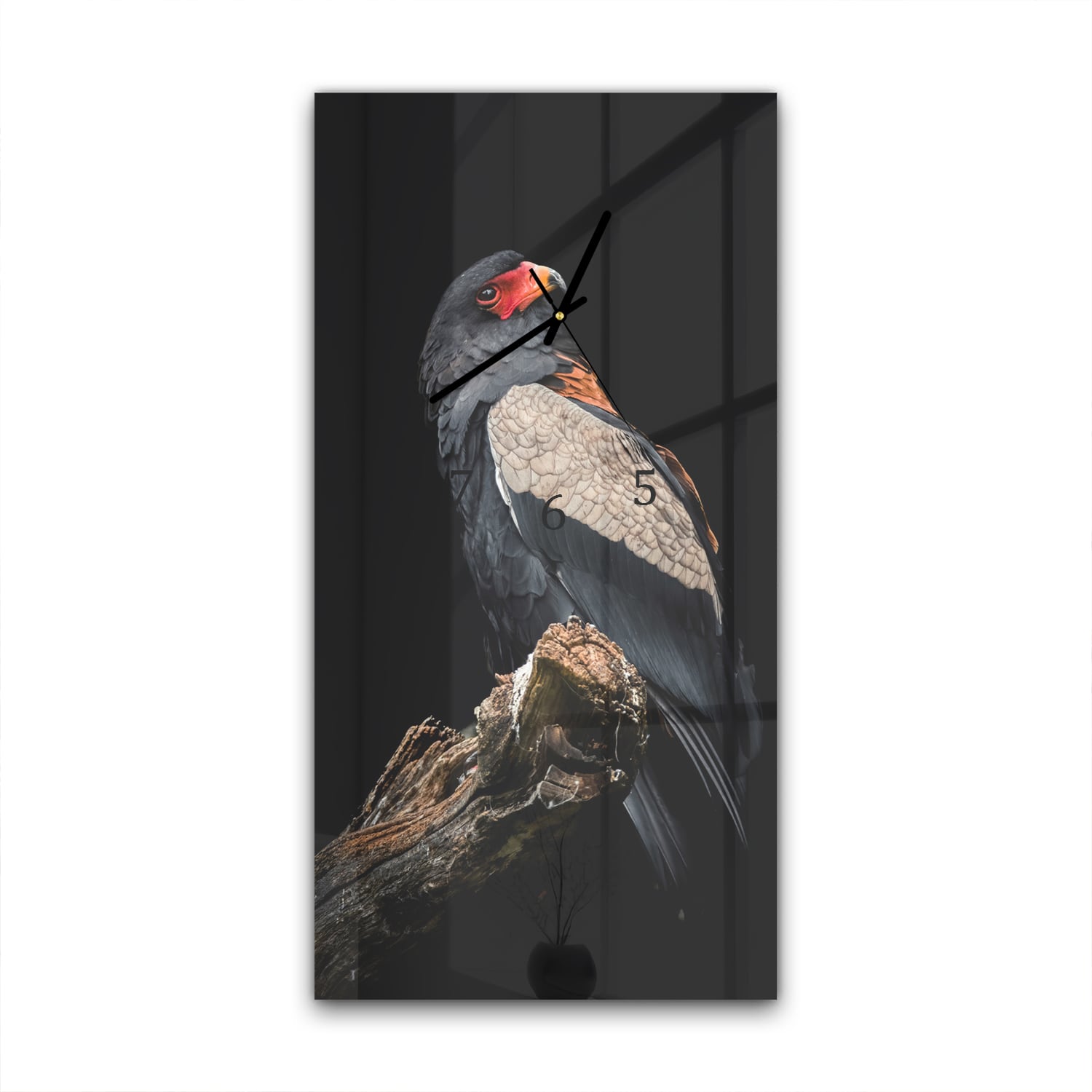 Wandklok 30x60  - Gehard Glas - Bateleur