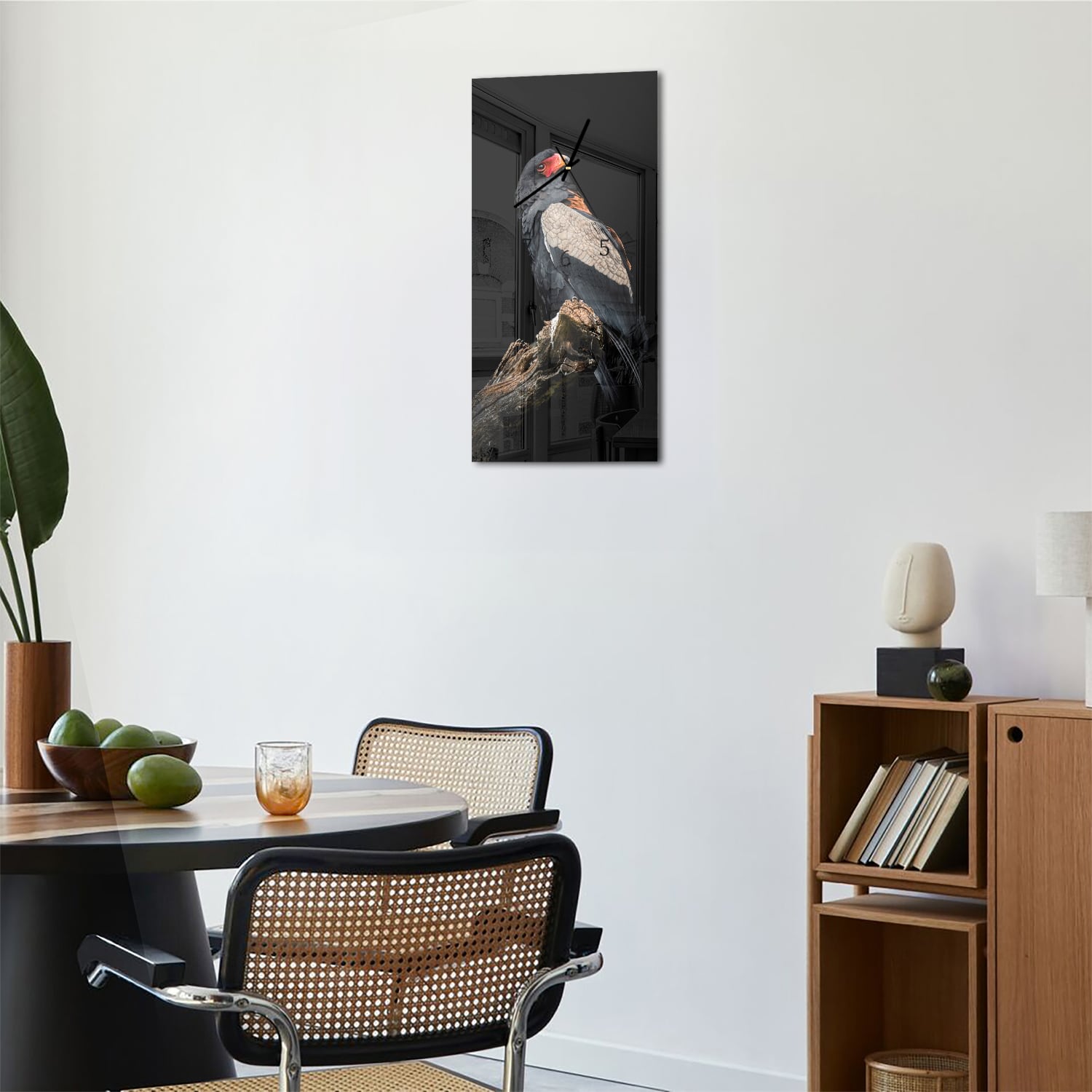 Wandklok 30x60  - Gehard Glas - Bateleur