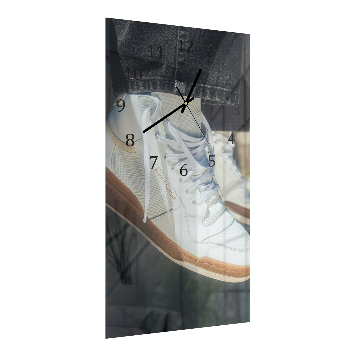 Wandklok 30x60  - Gehard Glas - Saint Laurent Schoenen