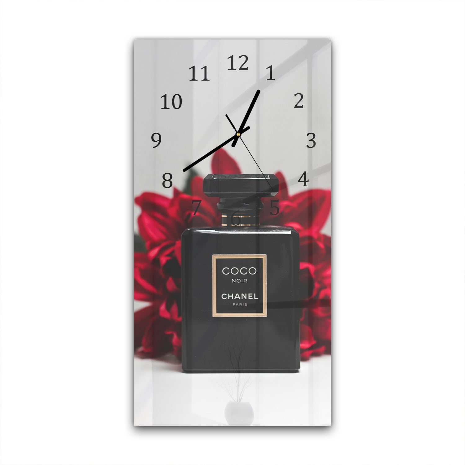 Wandklok 30x60  - Gehard Glas - Chanel Parfum