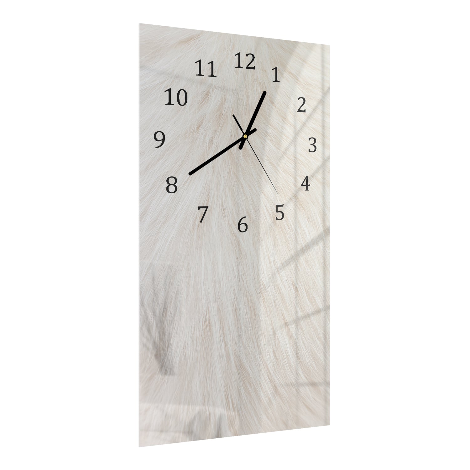 Wandklok 30x60  - Gehard Glas - Witte Vacht