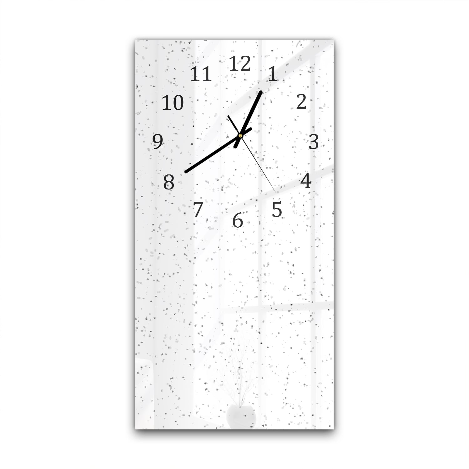 Wandklok 30x60  - Gehard Glas - Sempre Terrazzo