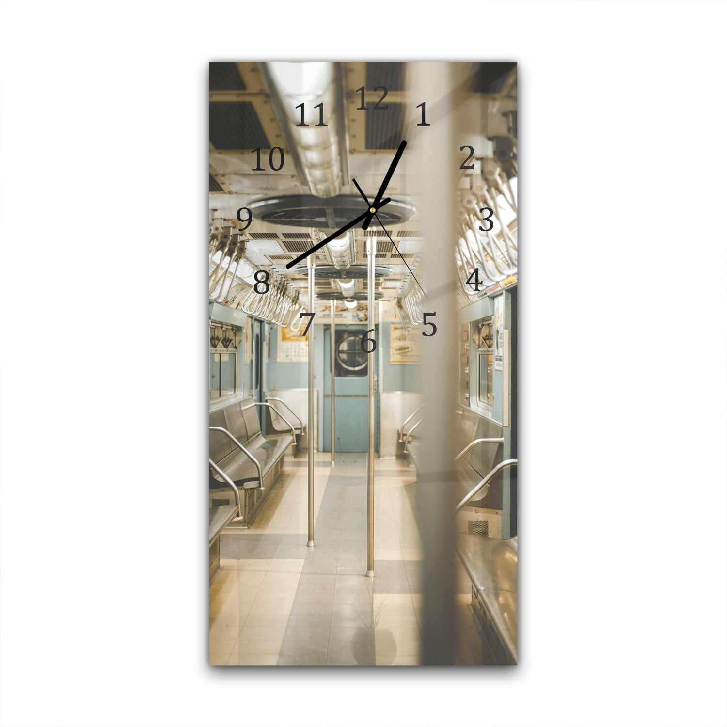 Wandklok 30x60  - Gehard Glas - Tram