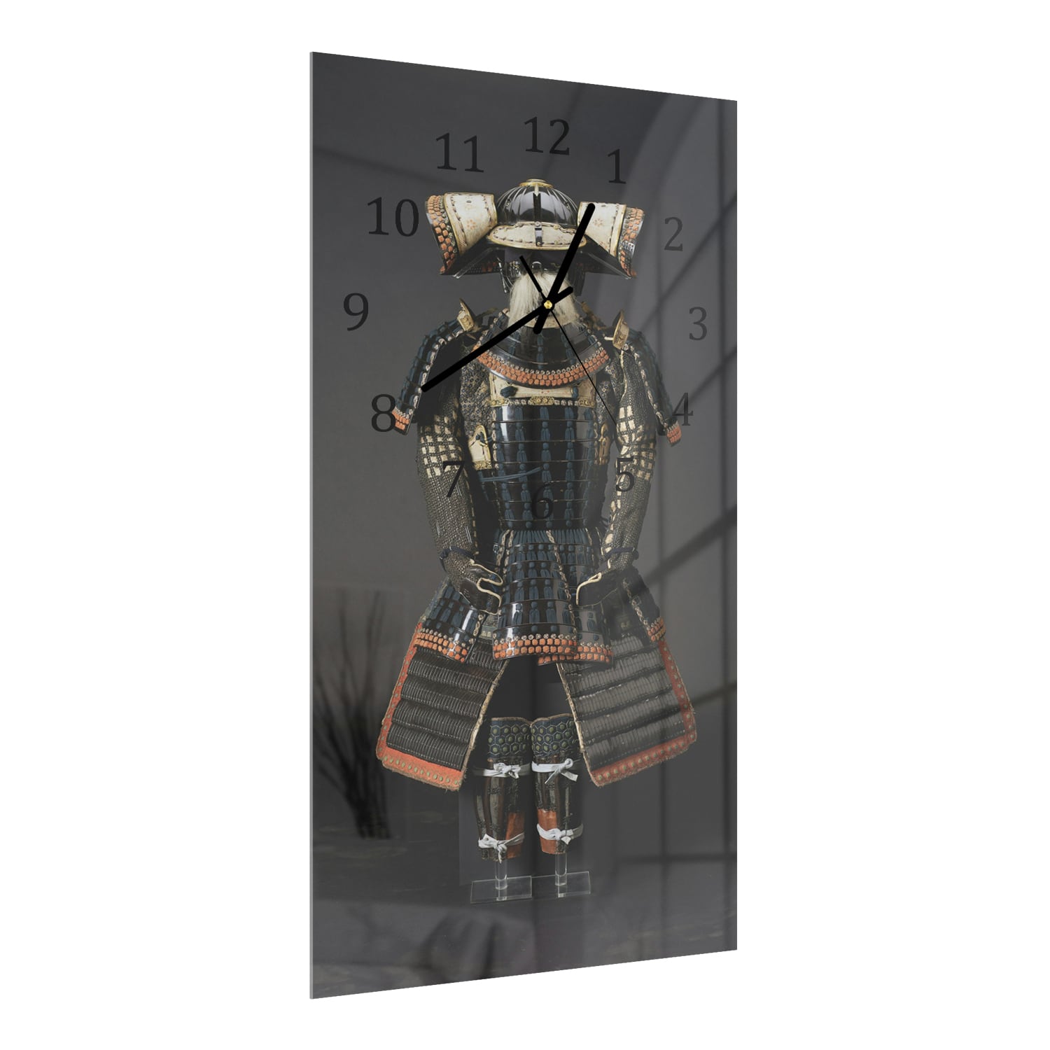 Wandklok 30x60  - Gehard Glas - Samurai Harnas