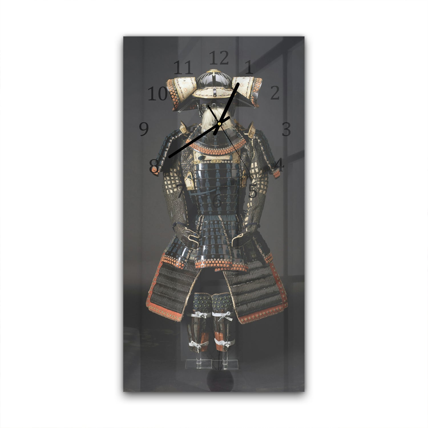 Wandklok 30x60  - Gehard Glas - Samurai Harnas