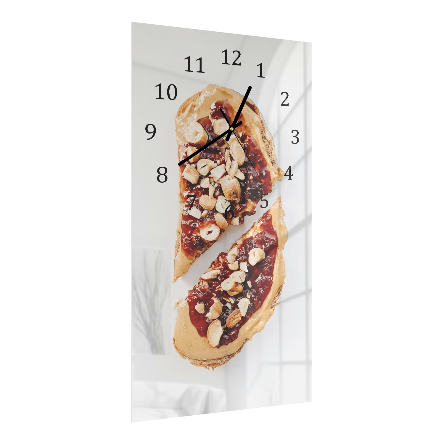 Wandklok 30x60  - Gehard Glas - Toastje