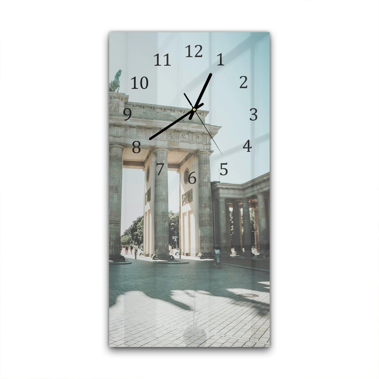 Wandklok 30x60  - Gehard Glas - Brandenburger Tor