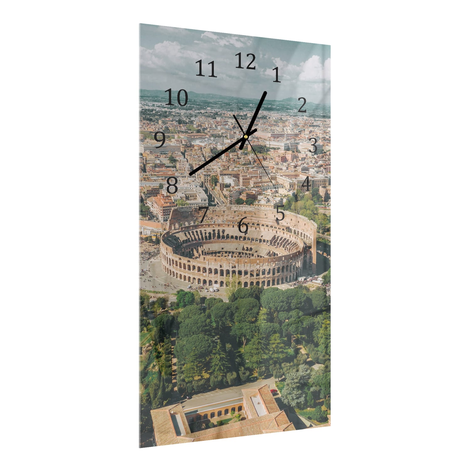 Wandklok 30x60  - Gehard Glas - Rome van Boven