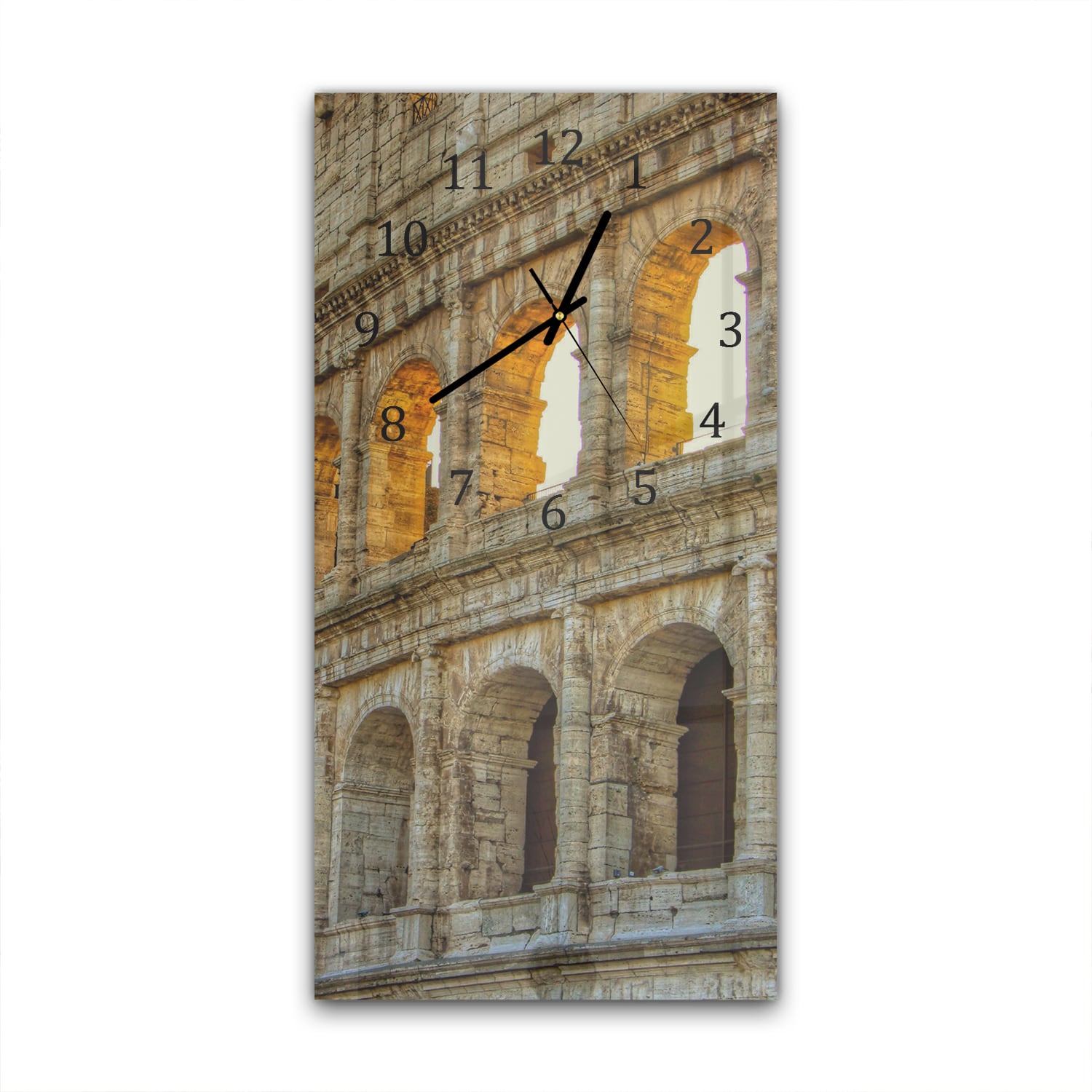 Wandklok 30x60  - Gehard Glas - Colosseum Close-up