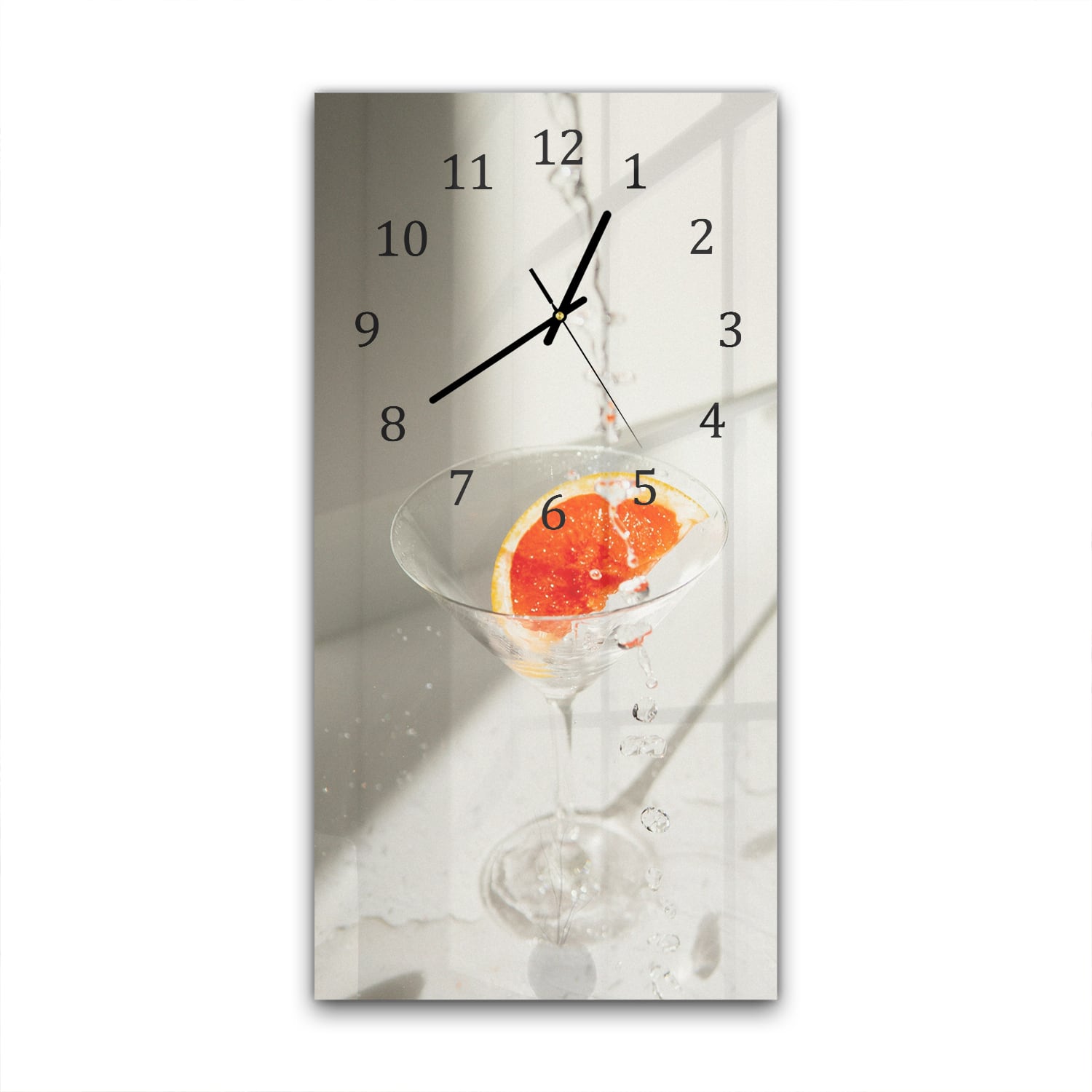 Wandklok 30x60  - Gehard Glas - Estetische Cocktail
