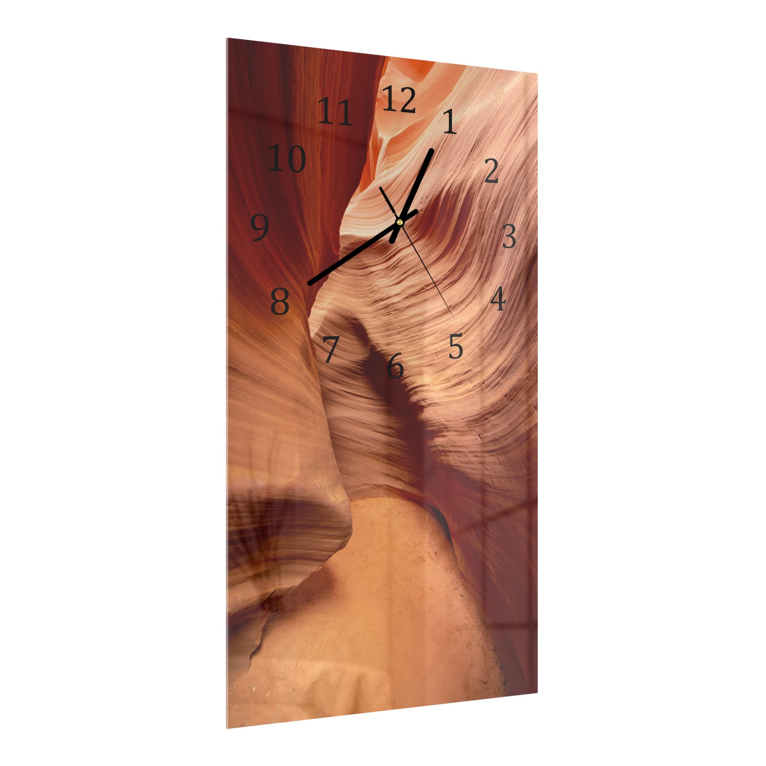 Wandklok 30x60  - Gehard Glas - Diep in de Antelope Canyon